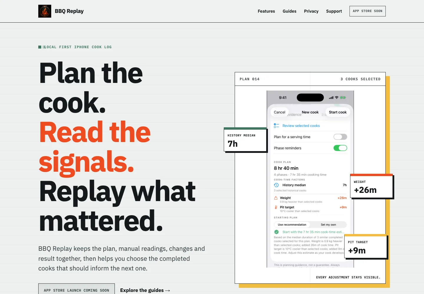 BBQ Replay public product page